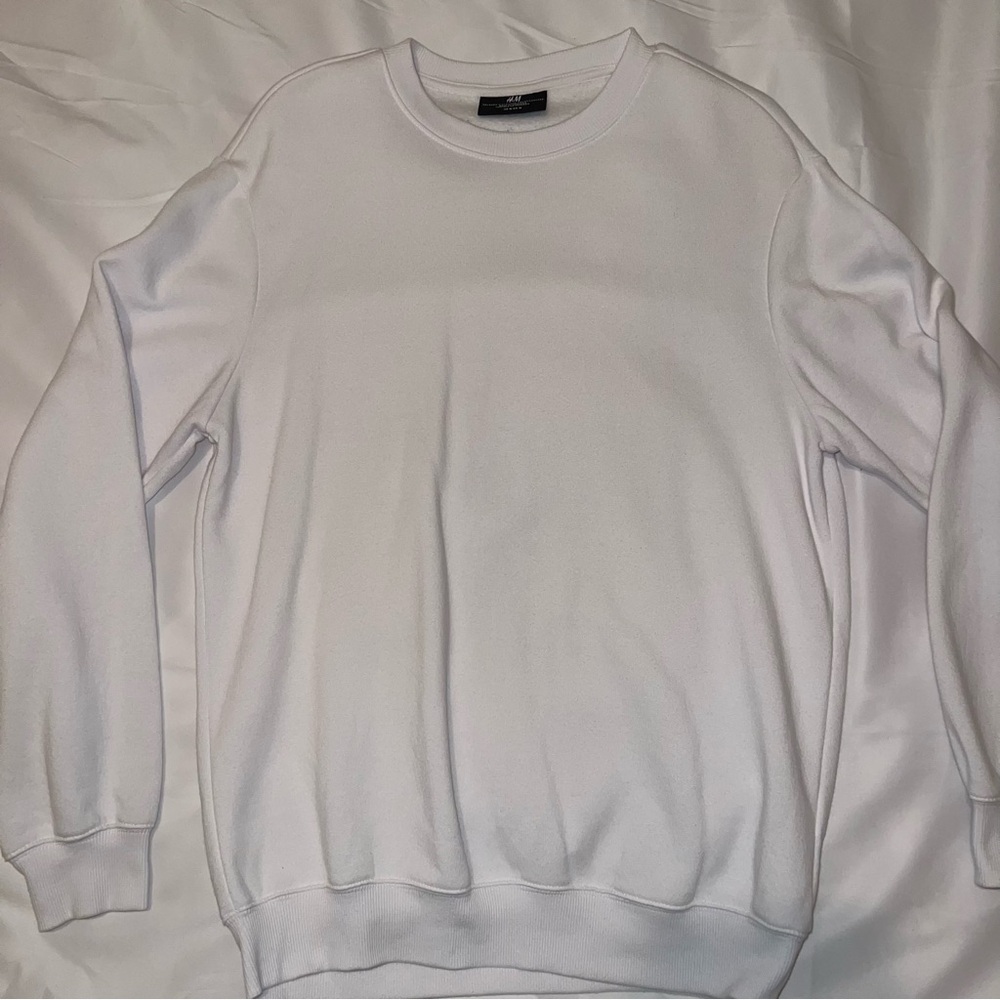 H&M Classic White Crewneck